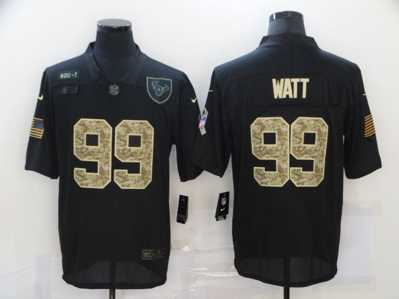 Men's Houston Texans J.J. Watt #99 Black Jersey